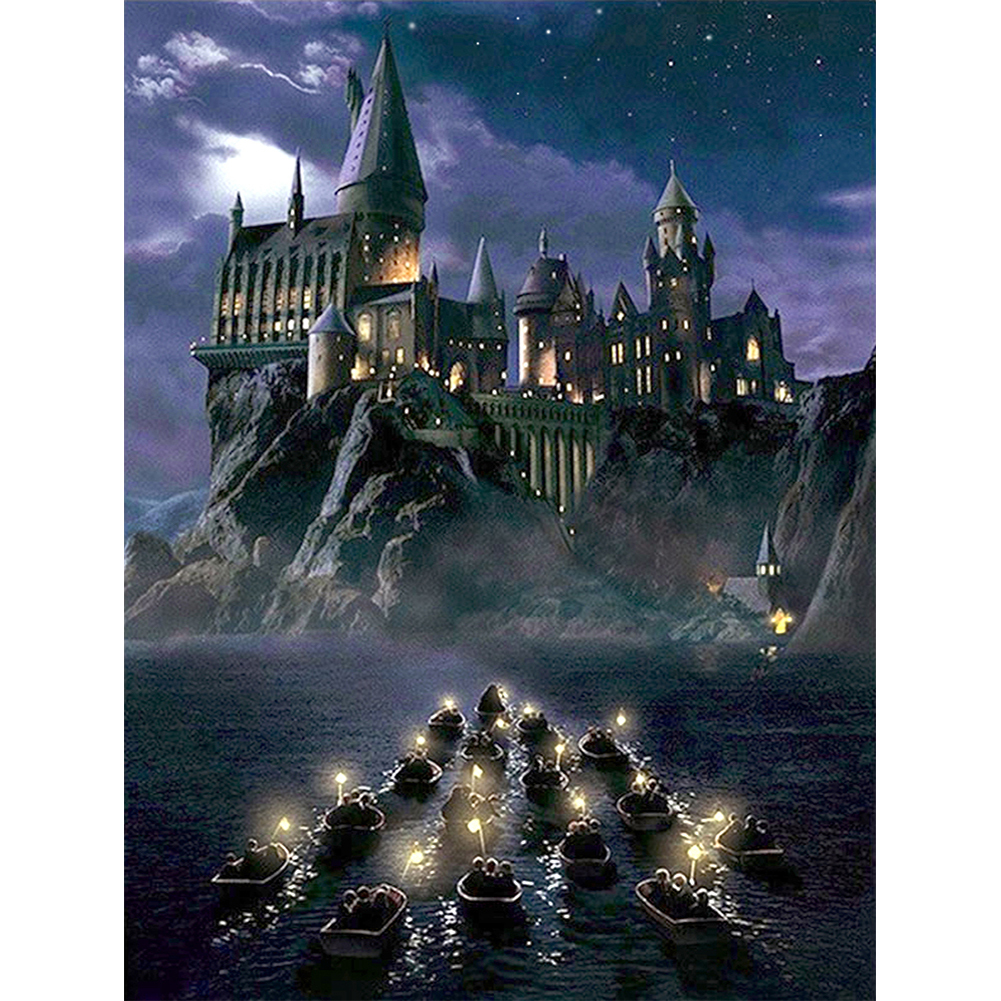 Harry Potter-Full Embroidery 3 Strands 11CT Stamped Cross  Stitch-50*73CM-Large Size