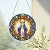 DIY Our Lady-Diamond Painting Pendant