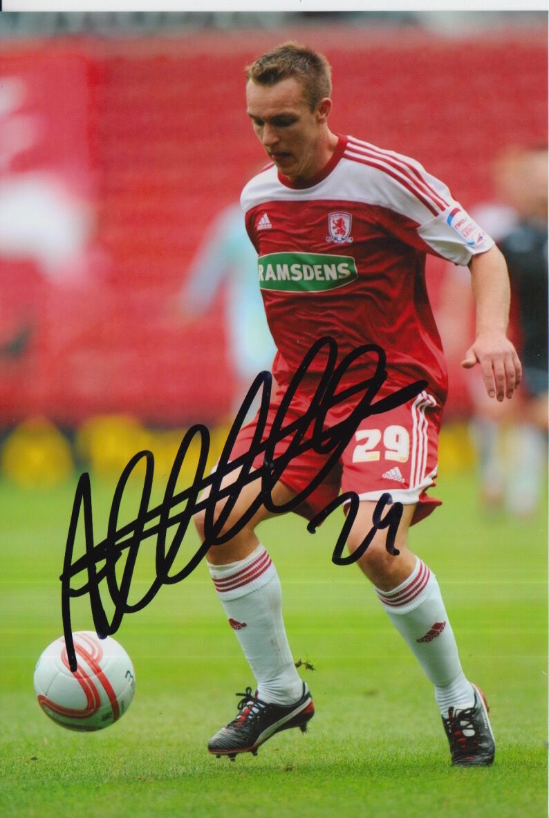 MIDDLESBROUGH HAND SIGNED TONY MCMAHON 6X4 Photo Poster painting 1.