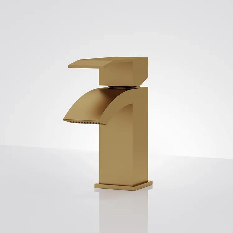 EVERSTEIN Single Handle Widespread Bathroom Sink Faucet​ in Brushed Gold SFS-1182-GD