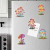 Diamond Painting Mushroom Fridge Magnet for DIY Art Crafts