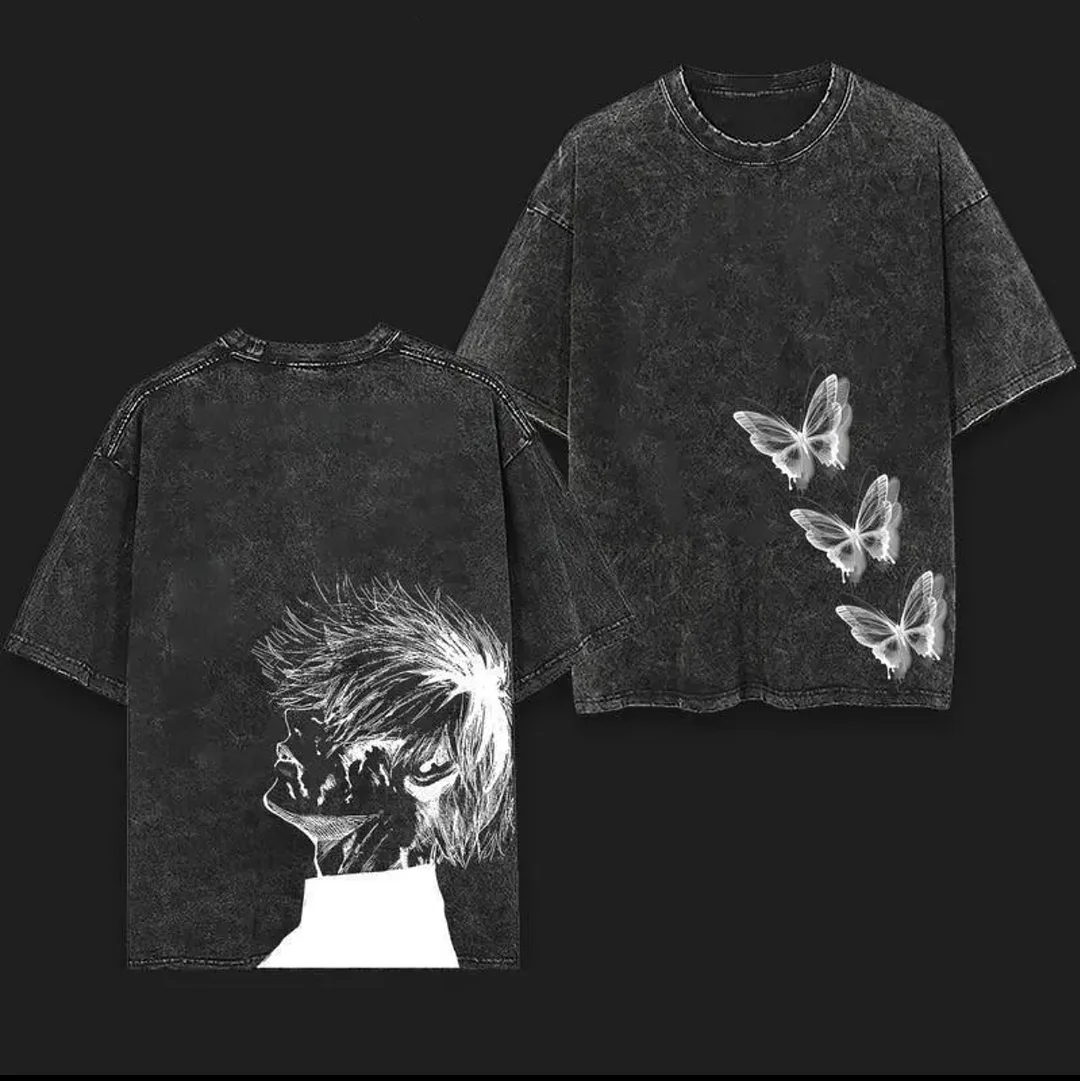Tokyo Ghoul Printed Unisex Washed T-Shirt