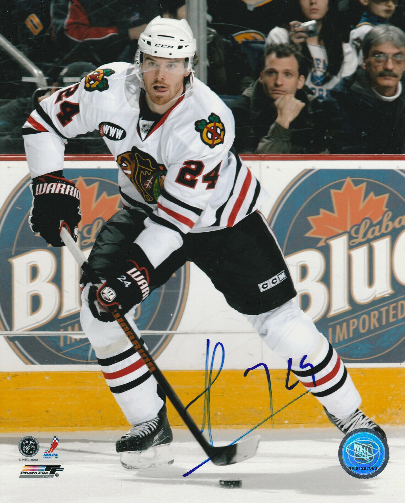 MARTIN HAVLAT SIGNED CHICAGO BLACKHAWKS 8x10 Photo Poster painting #5 Autograph