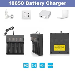 18650 Battery Charger 4 Bay