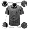 💥 70% OFF &ndash; Ends Tonight! Men's Lapel Button-Down Outdoor Work Shirt | Multiple Utility Pockets, Quick-Dry & Breathable, Abrasion-Resistant & Wrinkle-Resistant