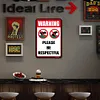 Dog Warning- Vintage Metal Signs(12*16Inch)