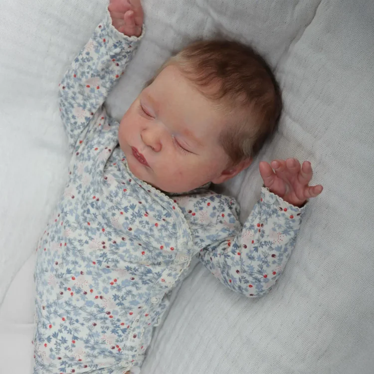  20" Reborn Lifelike Sleeping Baby Girl Cikoua Cloth Body Reborn Doll - Reborndollsshop®-Reborndollsshop®