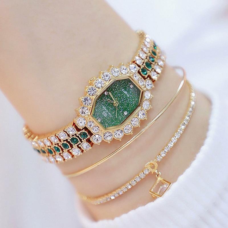 Ladies Small Bracelet Diamond Women Watch-VESSFUL