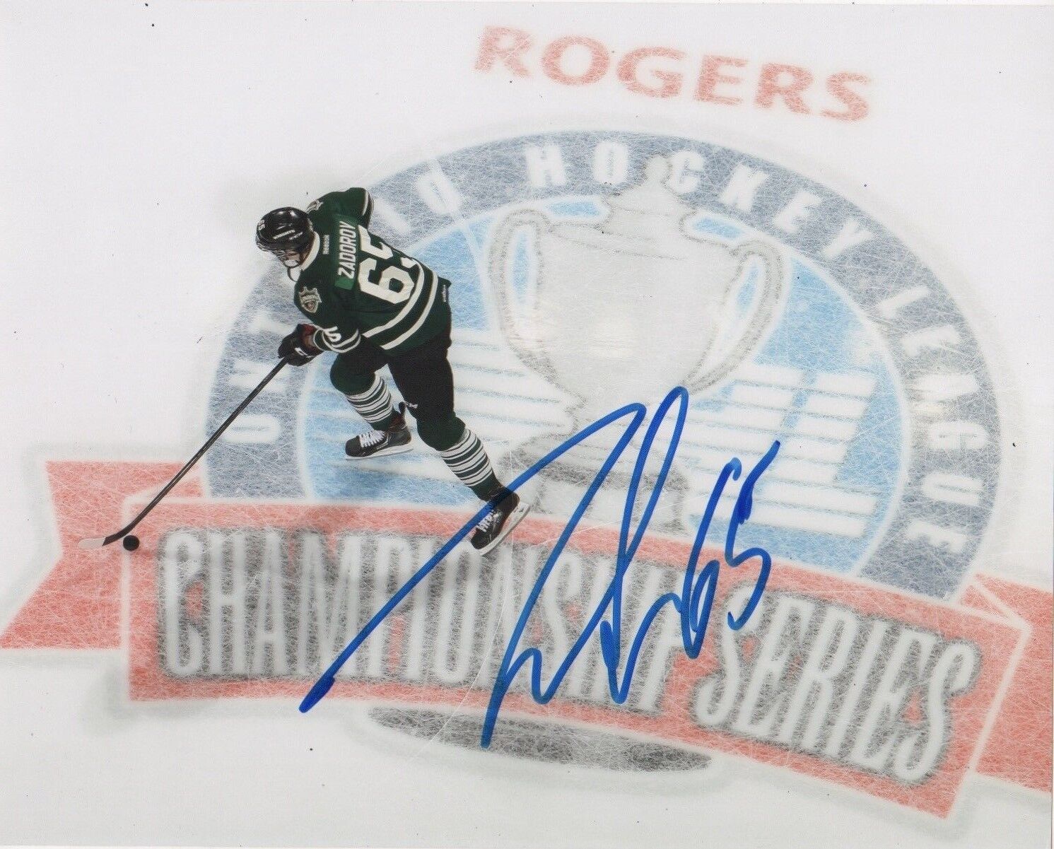 London Knights Nikita Zadorov Signed Autographed NHL Photo Poster painting 8x10 COA #2