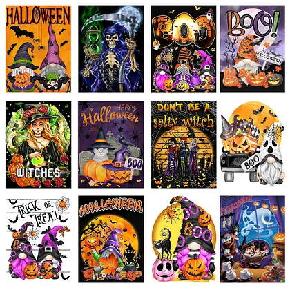 Halloween Diamond Painting Horror Doll Full Diamond Mosaic Embroidery Cross Stitch  Diamond Painting Kits Holiday Diy Home Decor - AliExpress