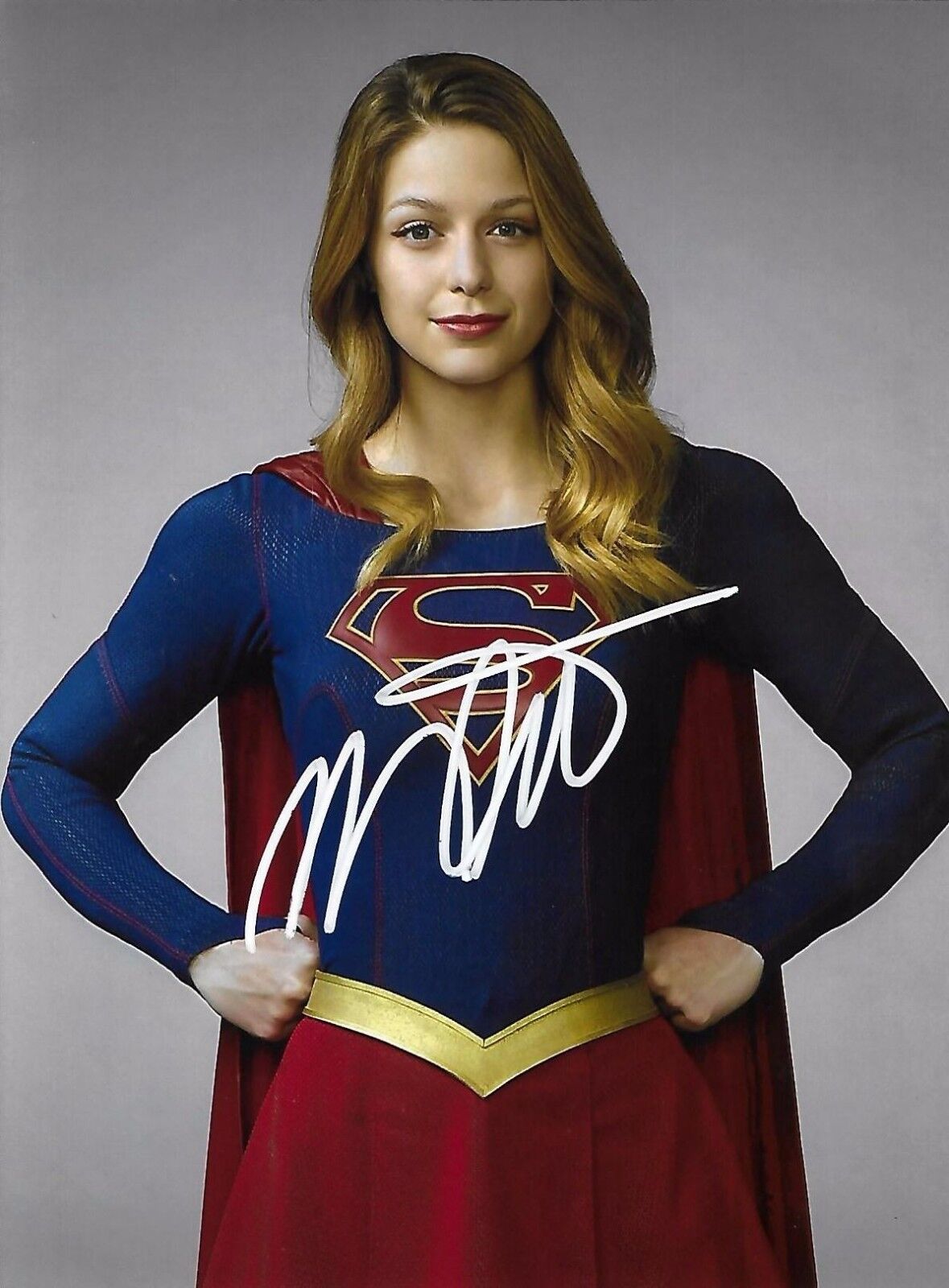 Melissa Benoist Supergirl signed Autographed Photo Poster painting RARE HOT SEXY