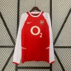 Retro 2002-04 Arsenal Long Sleeve Soccer Jersey Home