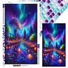 (40*70cm)Colorful Aurora Lights - Full Round Drill Diamond Painting