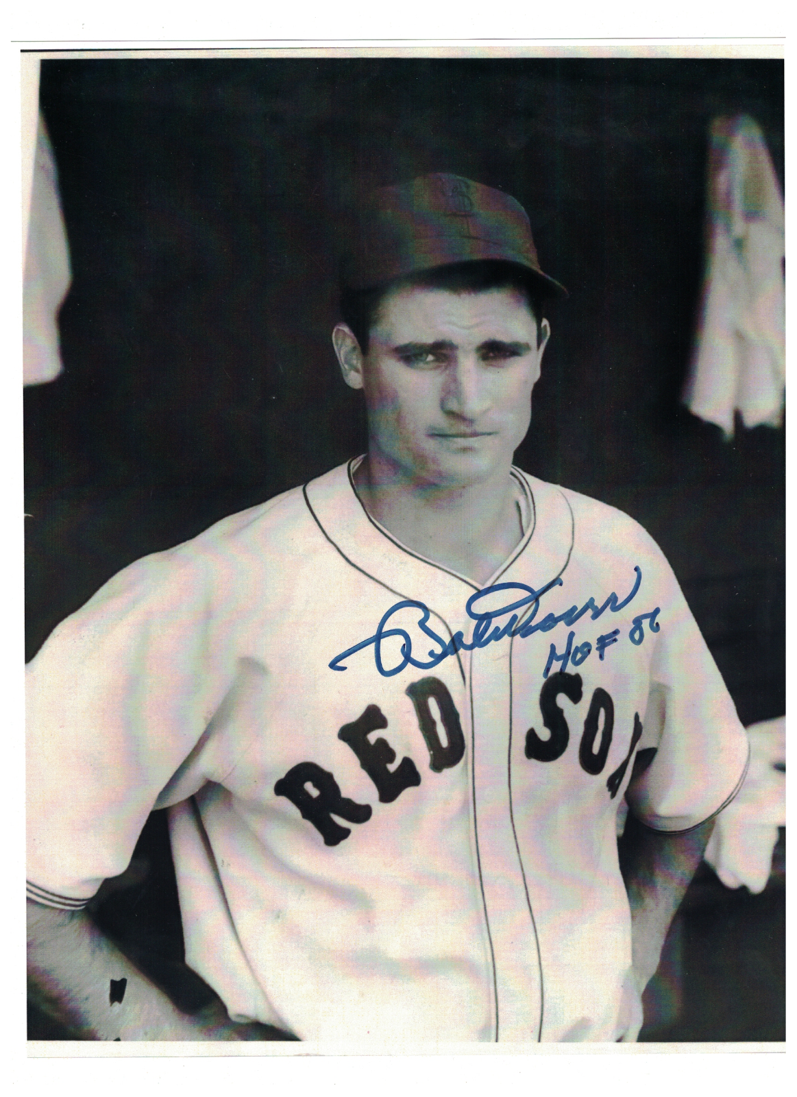 Bobby Doerr Boston Red Sox Signed 8 1/2 x11 Photo Poster painting W/Our COA