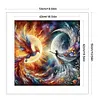 Sun And Moon Phoenix-11CT Stamped Cross Stitch 50*50cm tapestrymarket