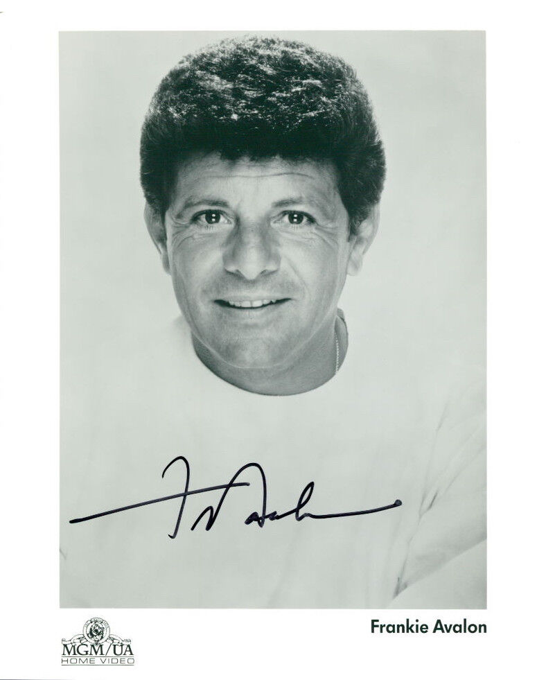 Frankie Avalon signed 8x10 Photo Poster painting COA