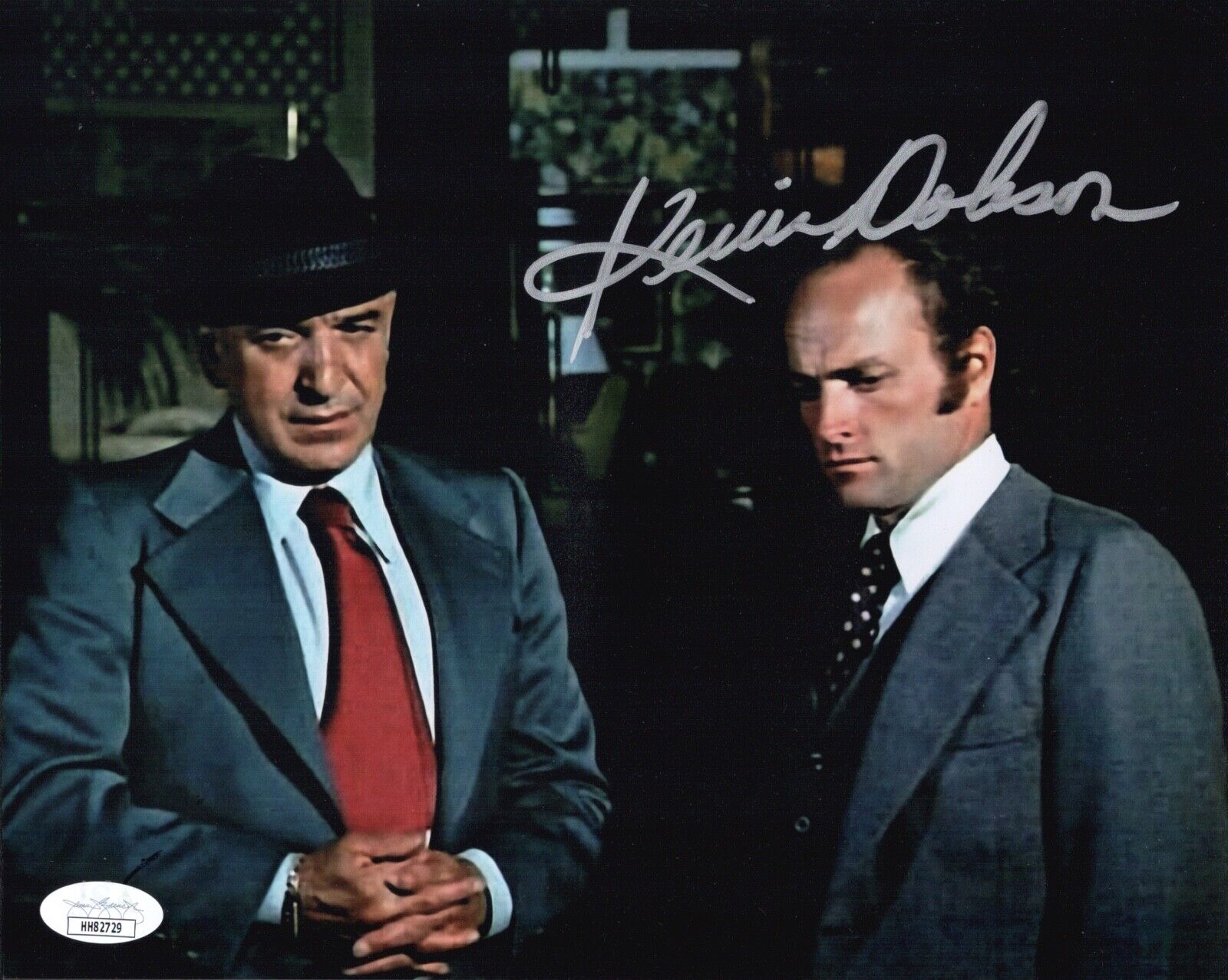 KEVIN DOBSON Signed KOJAK 8x10 Photo Poster painting In Person Autograph JSA COA Cert