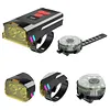 2Pcs Headlight & Taillight Bike Front Lamp Waterproof 4 Modes Bicycle Flashlight
