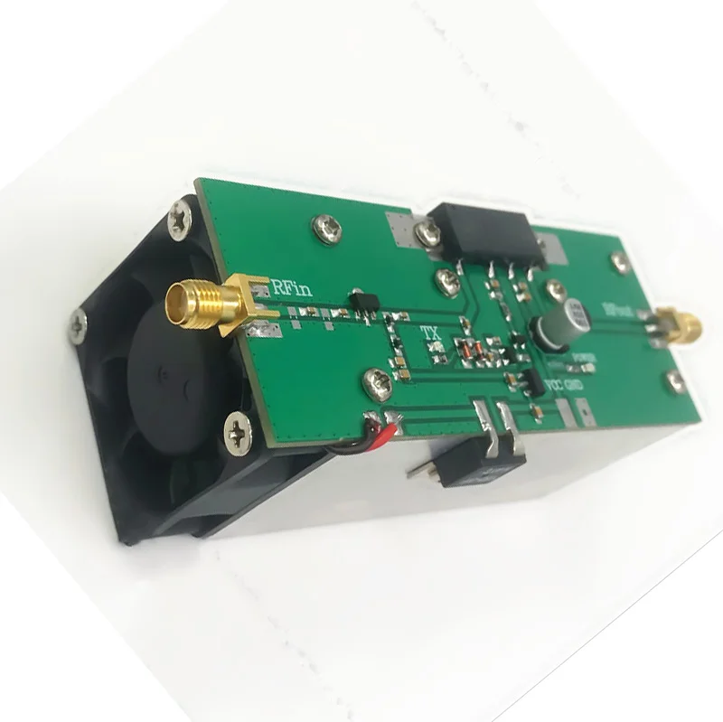 335-480MHz Amplificatore 433MHz RF Amplifier 13W UHF Power Amplifier RF Power Amplifier with Active Cooling 