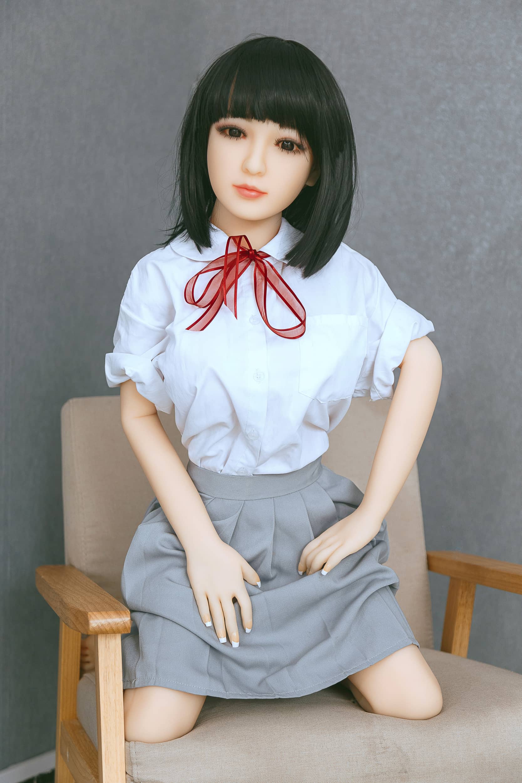 Small Love Doll Aibei Doll 128cm (4.20')  TPE Large Breast #141 -Paisley (NO.560) Aibei Doll Littlelovedoll