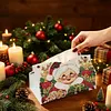 Santa Wife DIY Pearl Diamond Painting PU Cover Tissue Holder Kit Pearl Art Painting Decoration for Home & Gifts