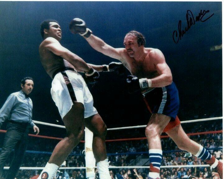 CHUCK WEPNER signed autographed vs. MUHAMMAD ALI 8x10 Photo Poster painting