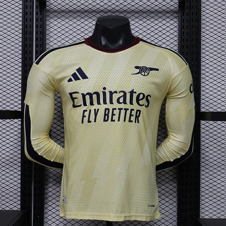 2026-27 Arsenal Away (2nd Kit) Long-Sleeve Player Version Football Jersey &mdash; 1:1 Thai Quality