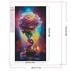 Diamond Painting -DIY Round Drill Rose(45x75cm)