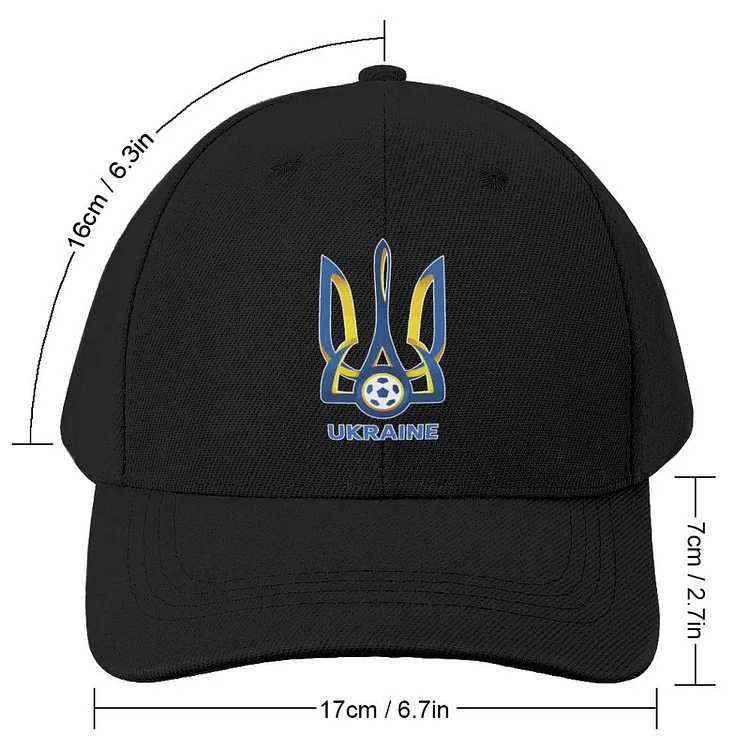Ukraine Baseball Cap Verstellbar Reine Farbe Baseballkappe Mütze