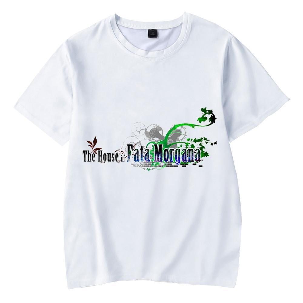 The House In Fata Morgana T-Shirt Round Neck Short Sleeves for Kids Adult Home Outdoor Wear