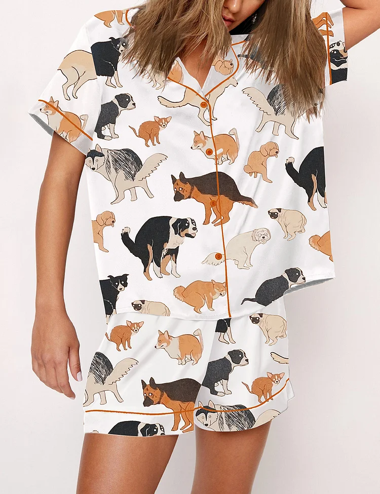 Dog Pooping Pajama Set