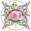 4pcs Diamond Painting -DIY Round Drill Mmandala Bouquet