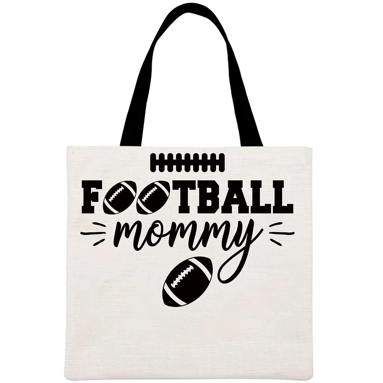 football Printed Linen Bag-Annaletters