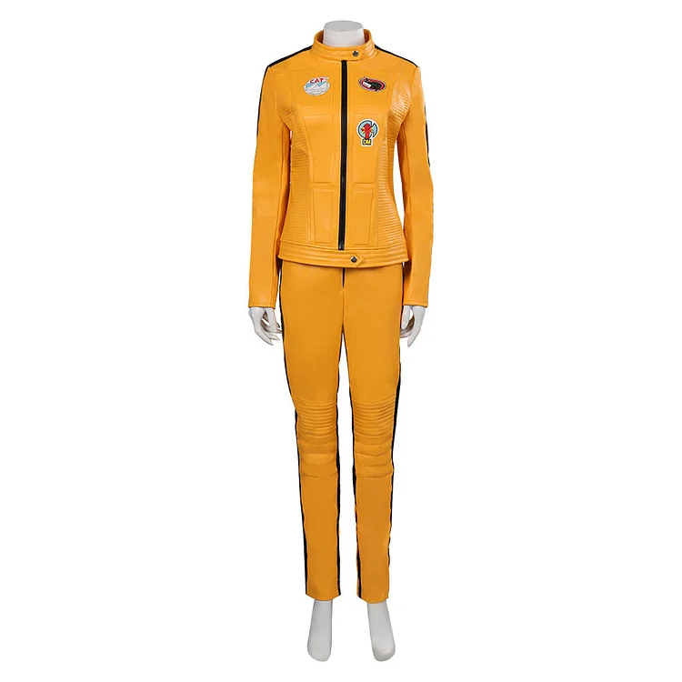 Kill Bill The Bride Yellow Uniform Set Outfits Cosplay Costume Halloween Carnival Suit