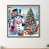 Diamond Painting - Full Round Drill - Snowman(Canvas|40*40cm)