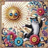 Funny Cat - Special Shaped Diamond Painting - 30*30CM