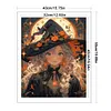 Halloween Witch-11CT Stamped Cross Stitch 40*50cm/15.75*19.69in tapestrymarket