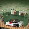 Foldable Camping Wind Shield Portable Gas Stove Windproof Screen for BBQ Cooking