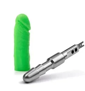 pornhint Pornhint Reciprocating Saw Adapter (Vac-U-Lock) Sex Machine + 6" Green Dildo Attachment