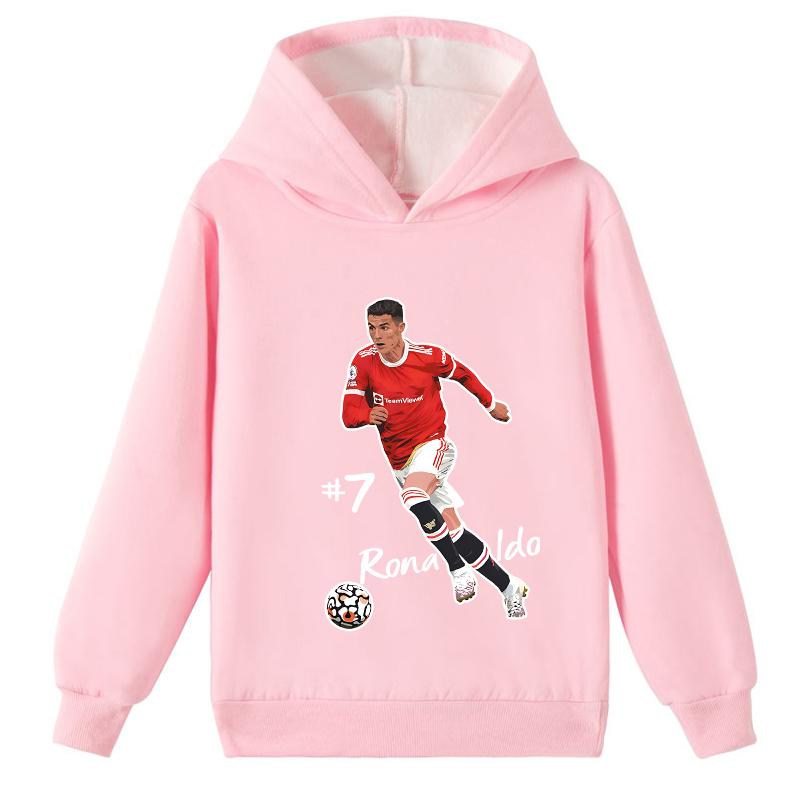 Mayoulove Kids' Cristiano Ronaldo Fleece Sweatshirt - Unisex, Soft  Cozy, Perfect for Young Fans-Mayoulove