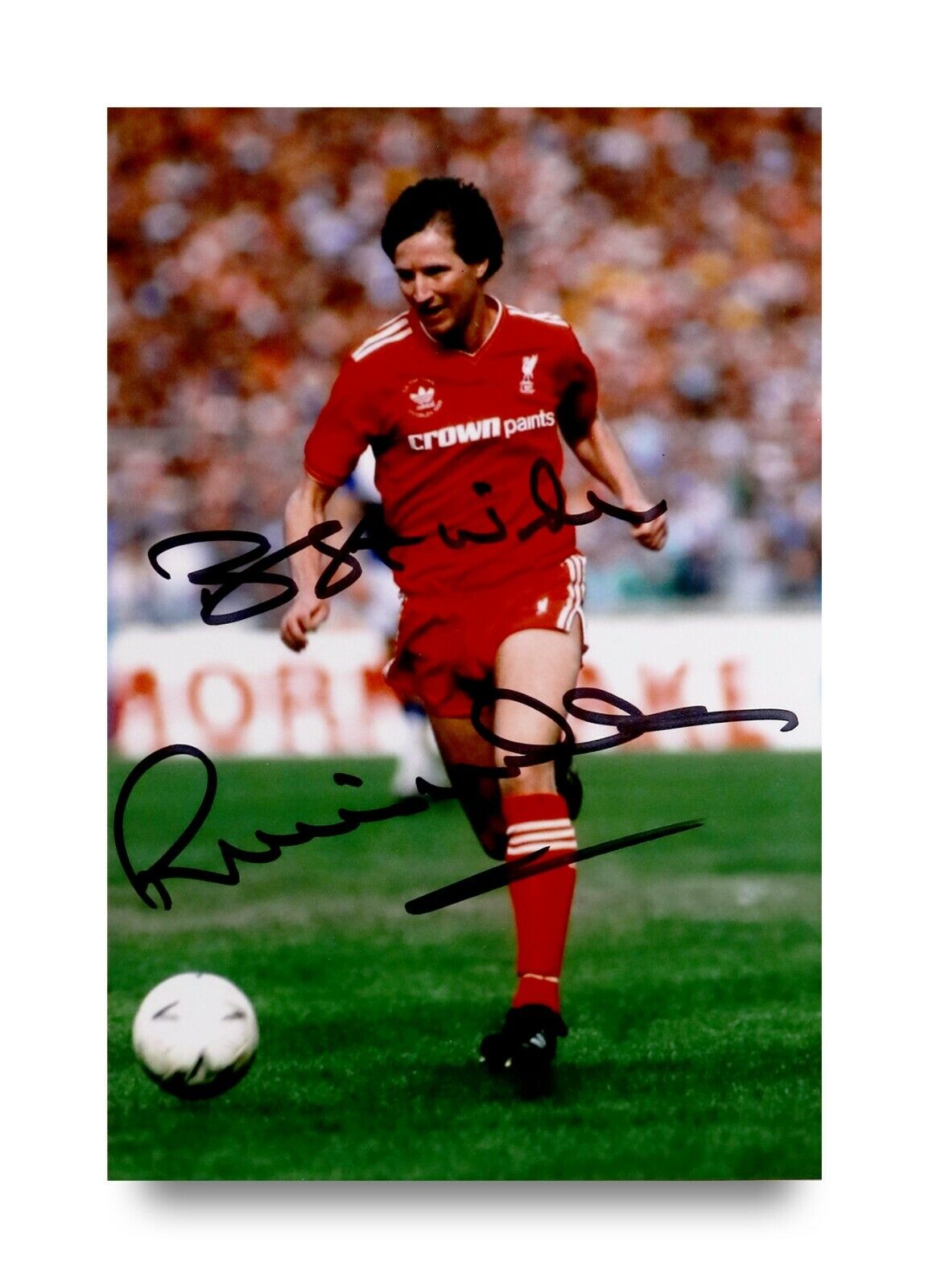 Ronnie Whelan Signed 6x4 Photo Poster painting Liverpool Rep. Ireland Genuine Autograph + COA