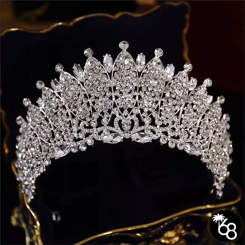 Women's Zinc Alloy Water Drop Pattern Tiaras Bridal Classic Crown | 168DEAL