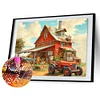 Diamond Painting-DIY Full Round Drill Farm Car