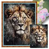 (Stamped/Counted) Watercolor Lion-11CT/14CT Cross Stitch 40*53cm