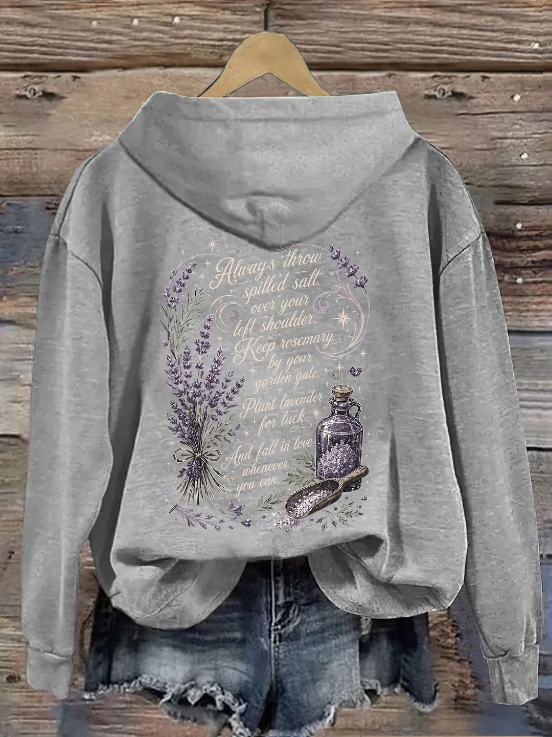 Plant Lavender For Luck Hoodie