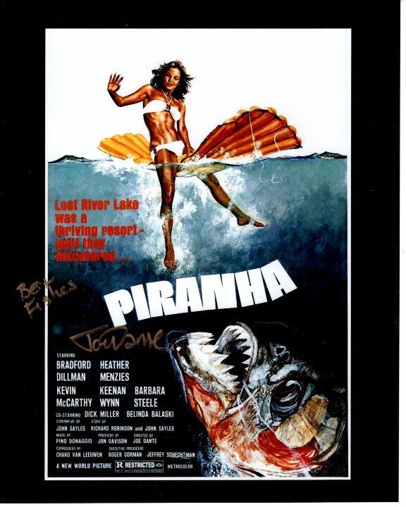 JOE DANTE signed autographed PIRANHA Photo Poster painting GREAT CONTENT