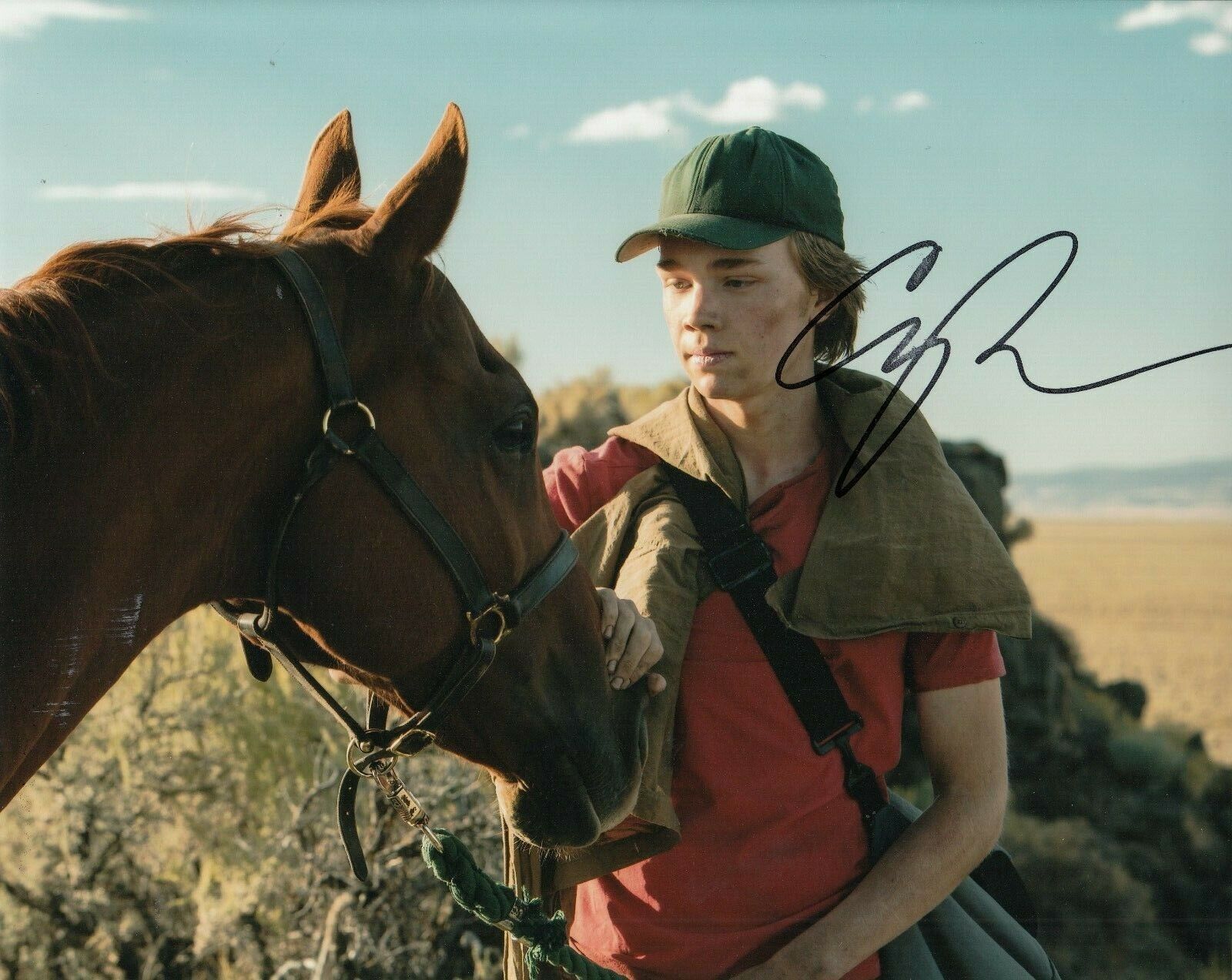 CHARLIE PLUMMER signed (LEAN ON PETE) Movie 8X10 autograph Photo Poster painting CHARLEY W/COA C