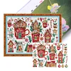 Celebrate Christmas - 14CT Stamped Cross Stitch 43*32cm/16.93*12.6in