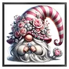 Flower Gnome-18CT Stamped Cross Stitch 30*30cm/11.81*11.81in
