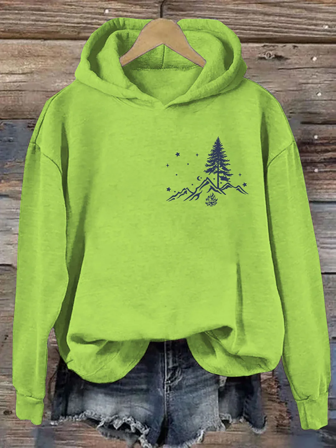 No City Lights Just Campfire Nights Hoodie